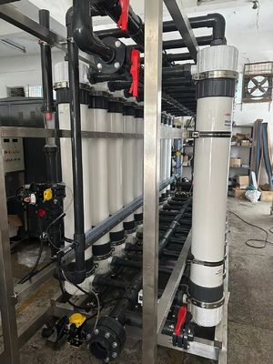 अच्छी कीमत SS304 / पीवीसी अल्ट्राफिल्ट्रेशन वाटर फिल्टर 80% सिस्टम रिकवरी के साथ ऑनलाइन