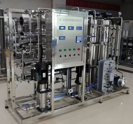 अच्छी कीमत 18kw RO EDI प्रणाली Grundfos पंप और Siemens पीएलसी नियंत्रण के साथ ऑनलाइन