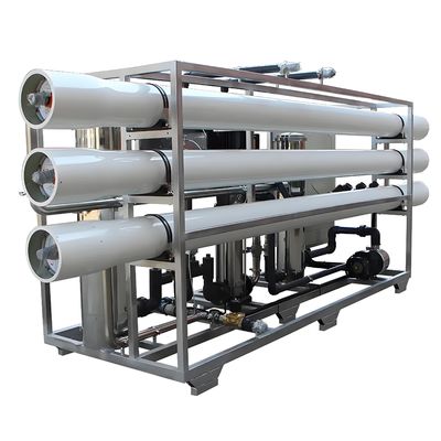 अच्छी कीमत Siemens S7 पीएलसी ब्राकीश वाटर आरओ प्लांट 500-5000ppm 98% रिजेक्शन रेट के साथ ऑनलाइन