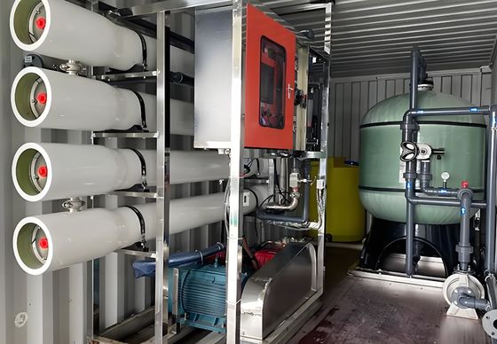 अच्छी कीमत कंटेनर रिवर्स ऑस्मोसिस सिस्टम Filmtec / Toray / Vontron झिल्ली के साथ ऑनलाइन